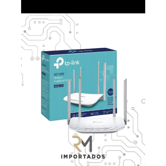 Roteador Tp-link Archer C50 Dual Band 1200mbps 4 Antenas Cor Branco