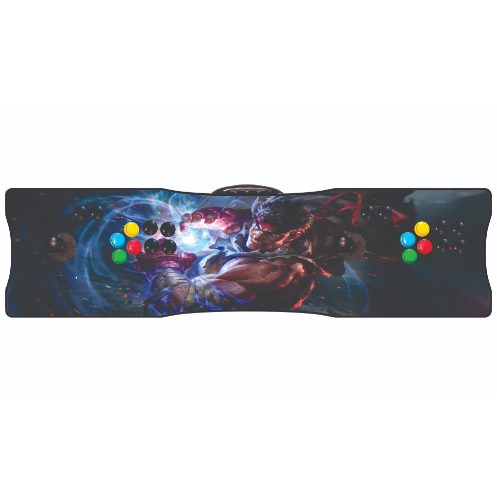 Controle Arcade Duplo sem Fio, com bateria recarregável para Game Stick GD10, GD20, TvBox, Android TV, e PC!