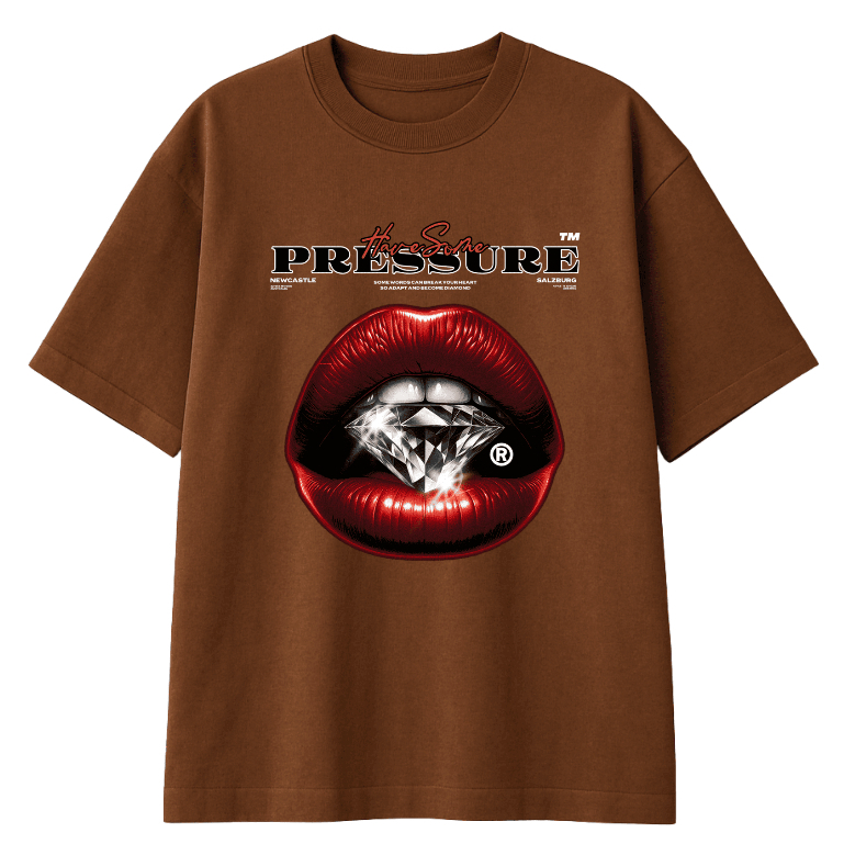 Camiseta Oversized Feminina Academia Estampada Modelo: "Have Some Pressure" – Novidade Moda Streetwear 100% Algodão