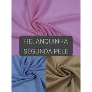 TECIDO HELANQUINHA SEGUNDA PELE, HELANCA FINA (1M X 1,60M) em Oferta na Shopee