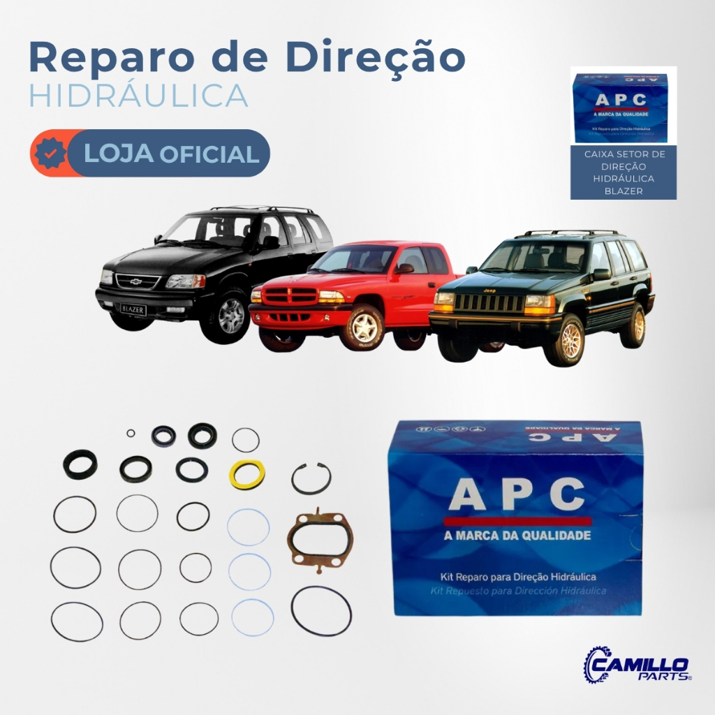 Reparo Caixa Direção Hidráulica Blazer S10 Grand Cherokee