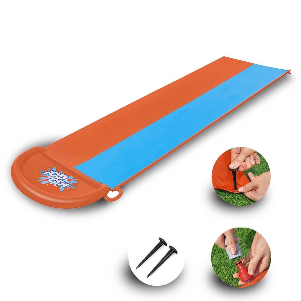 Escorregador Inflável Duplo 2 Pistas Aquático H2OGO 4,88m Bestway em Oferta na Shopee