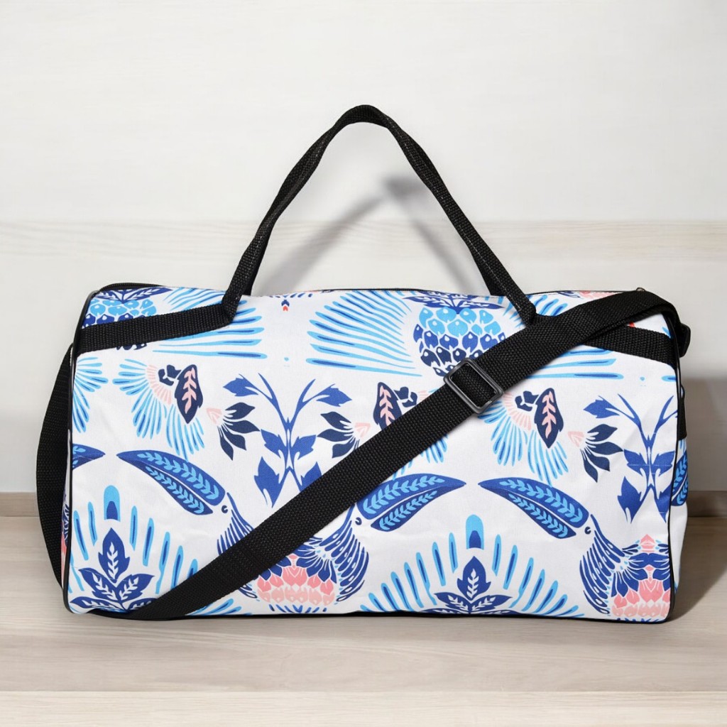 Mala de Viagem Média Alça Regulável Removível Estampada Verão