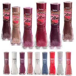 Esmaltes Dailus Cremosos Brilho Intenso Coleções Pipoca Doce Choco Cherry Taça de Cristal e do Amor - Escolha