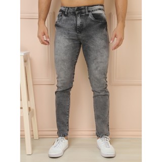 Calça  Jeans Masculina  Com Elástano