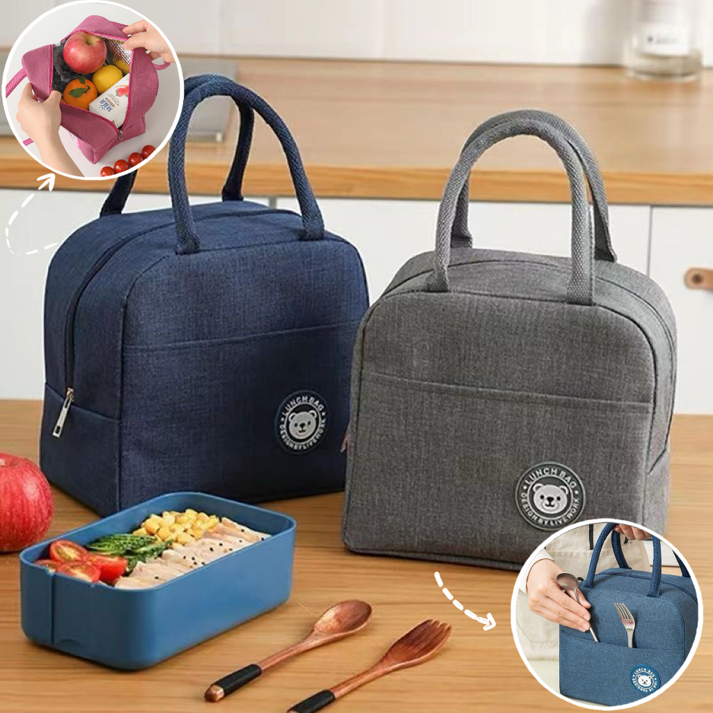 Bolsa Térmica Portátil Antivazamento Com Isolamento Térmico De Desenho Mantém Frio/Quente em Oferta na Shopee