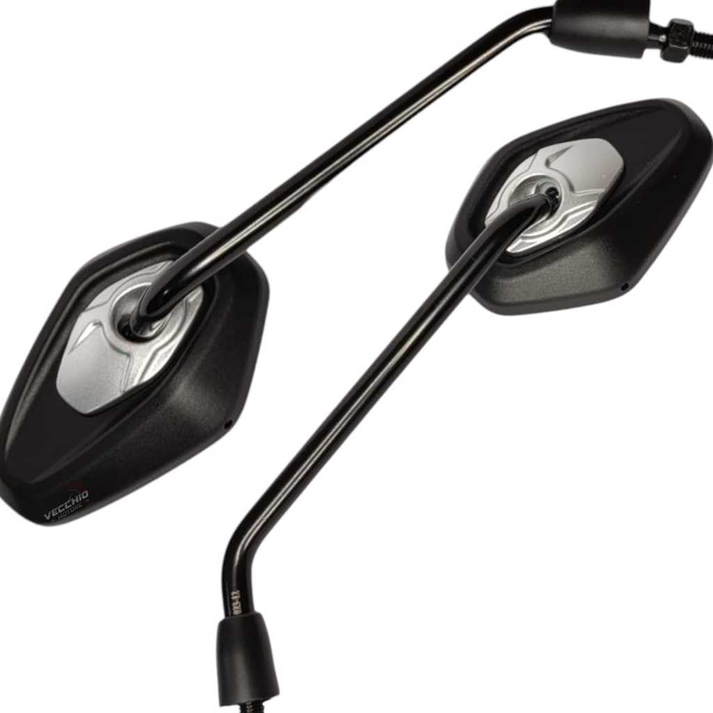 Retrovisor Triumph Tiger 900 Tiger 1200 Haste Longa Rosca Honda Fan Titan 125 150 160 Xre Bros Par — imagem 2 de 2