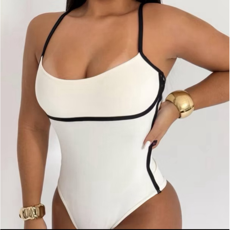 body maio Ely Alças cavada feminino .