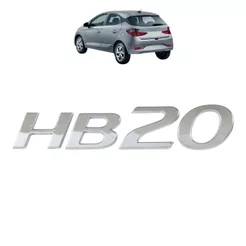Emblema Letreiro HB20 Hb20 2020 a 2024 Cromado