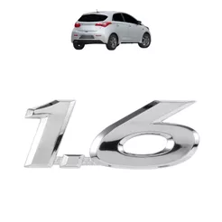 Emblema Letreiro 1.6 Hb20 2012 a 2019 Cromado
