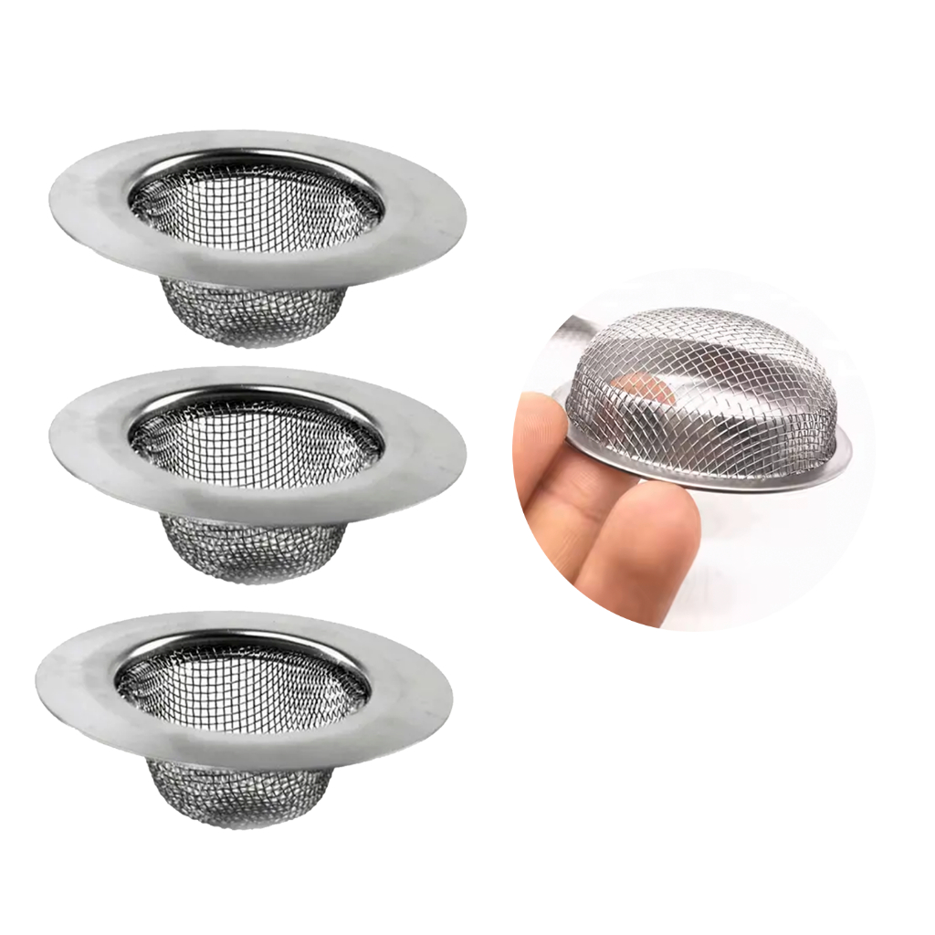 Kit 3 Ralos Ralinhos Pia Cozinha Tanque 9cm Aço Inox Oz em Oferta na Shopee