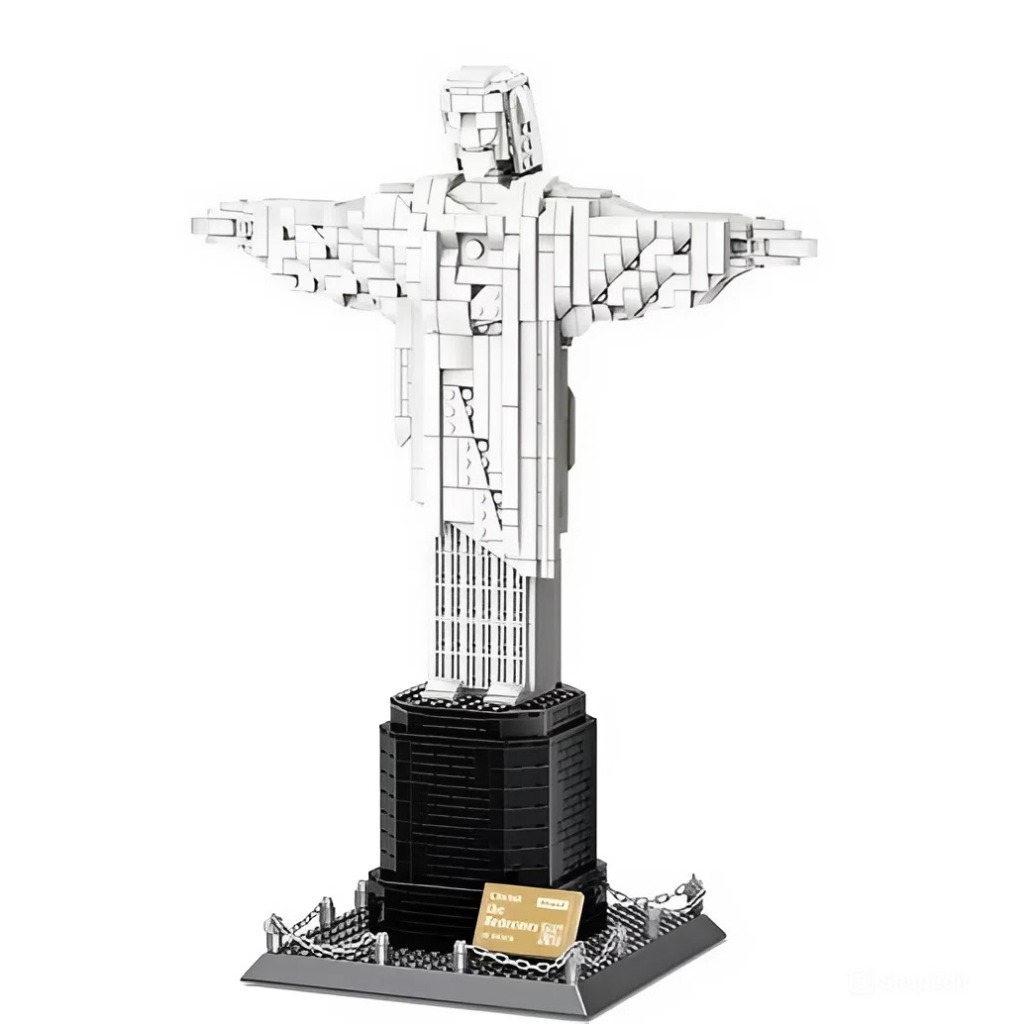 Bloco De Montar Cristo Redentor Arquitetura Mundial 973 Peças - Toys Import J24080801 em Oferta na Shopee