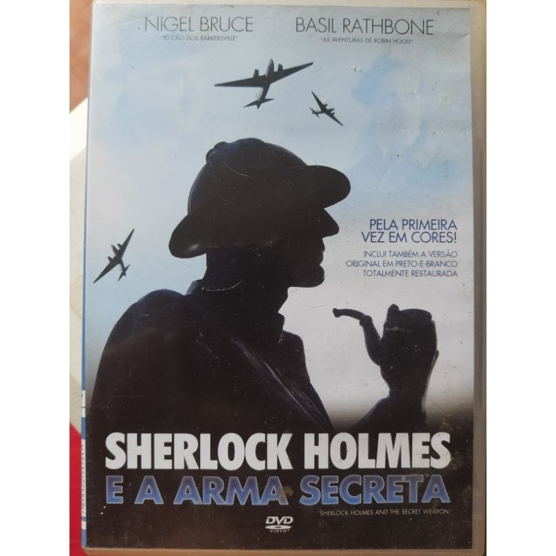 dvd Sherlock Holmes e a arma secreta filme
