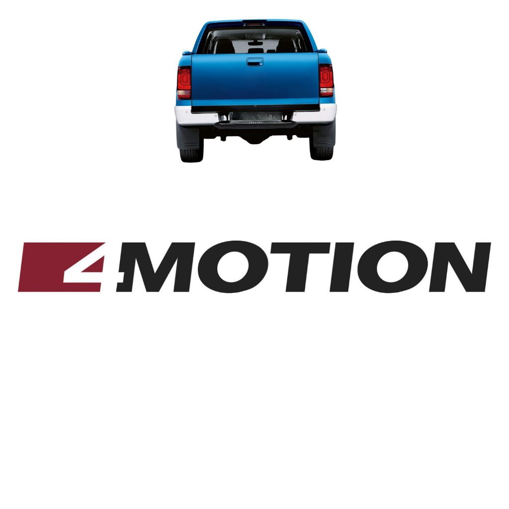Emblema Adesivo 4MOTION Amarok 2017 a 2018 Preto ou Prata