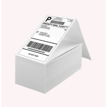 10.000 Etiquetas 100x150 10x15 Térmica Serrilha Resma Branco