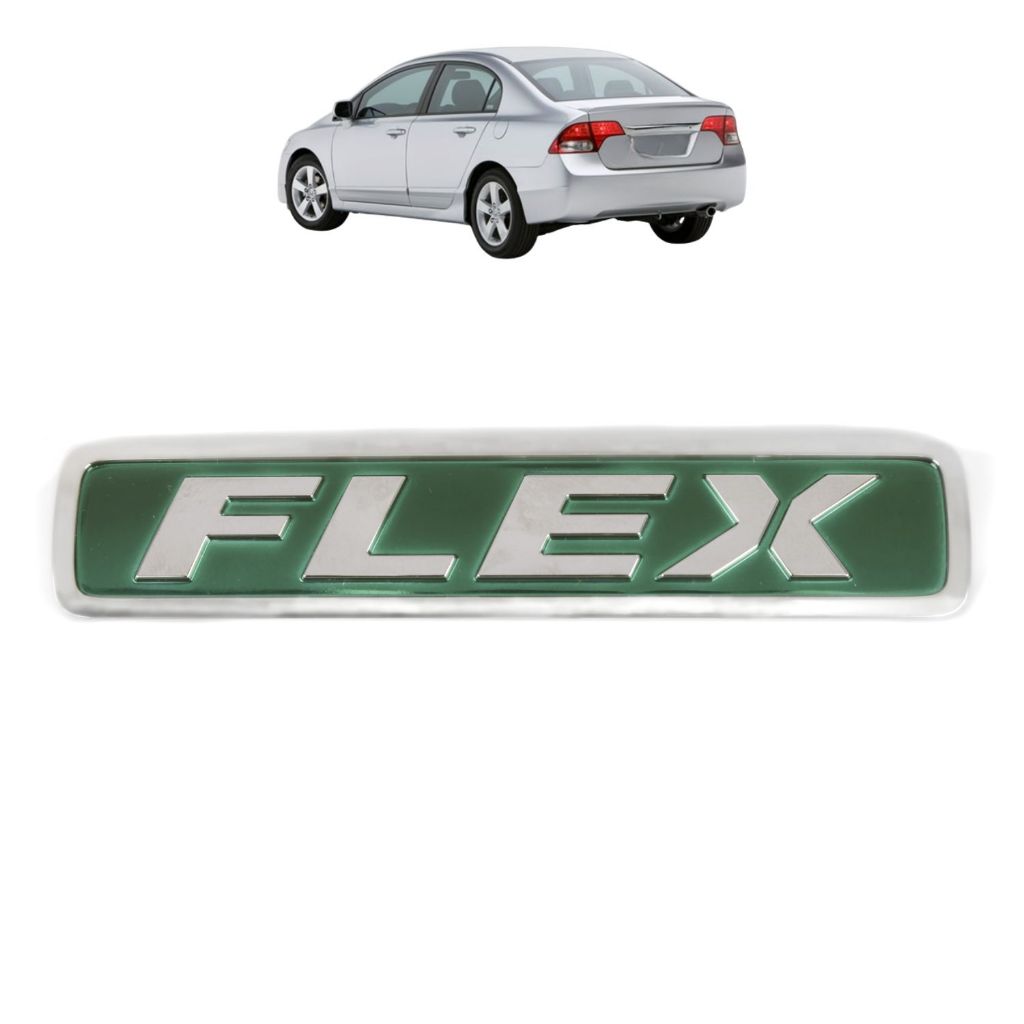 Emblema letreiro FLEX  Civic ou Fit 2007 a 2010 em Oferta na Shopee