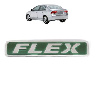 Emblema letreiro FLEX  Civic ou Fit 2007 a 2010 em Oferta na Shopee