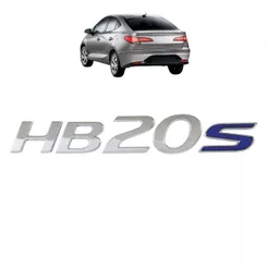 Emblema Letreiro HB20S do Hb20s 2020 a 2024 Cromado