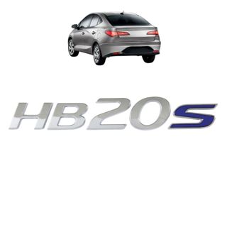 Emblema letreiro HB20S do Hb20s 2020 a 2024 - Cromado em Oferta na Shopee
