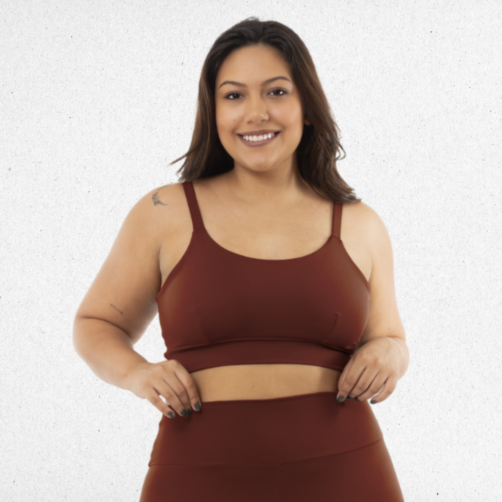 Top Fitness Plus Size Zero Transparência Alça Fina Alta Sustentação Moda Sport  Academia
