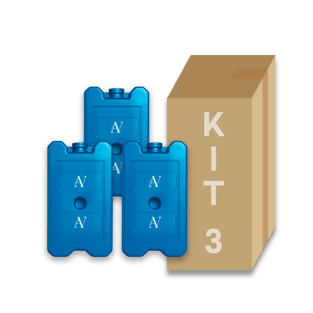 Gelo Artificial Rigido De 500ml Gelo Original 3 Unidades em Oferta na Shopee