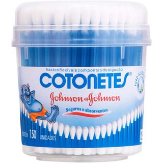 Hastes Flexíveis Cotonete Johnson & Johnson Pote 150 Unidades em Oferta na Shopee