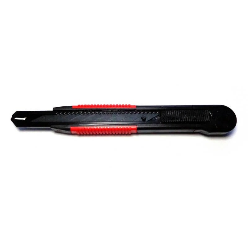 Estilete Profissional 9mm 30 Graus Black Exfak - Envelopamento Insulfilm PPF Papel Adesivo Automotivo Vinil Acabamento