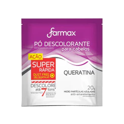 Pó Descolorante Capilar Queratina Farmax 20g