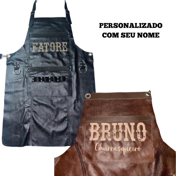 Avental Barbeiro Couro: Onde Comprar | BuscaProdutos