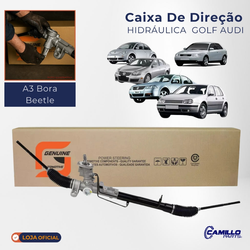 Imagem Caixa Setor De Direção Hidráulica Golf Audi A3 Bora Beetle