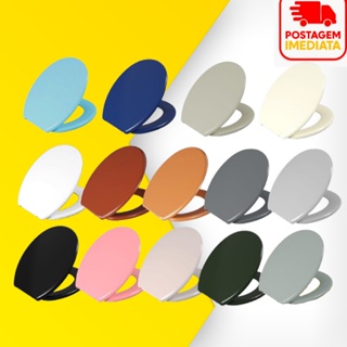 Assento Tampa De Vaso Colonial  Para Bacia Hervy 6lpf Cores em Oferta na Shopee