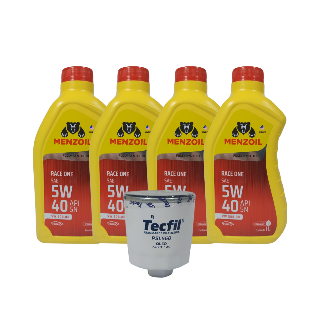 Troca de Óleo 5w40  Sintético e Filtro Óleo Gol/Fox/Voyage/Saveiro/Polo/Golf/ Spacefox/Crossfox em Oferta na Shopee