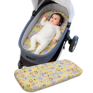Colchonete Para Carrinho De Bebê Moises Universal Macio 70X35X5 - PERCAL 400 FIOS - Envio Imediato em Oferta na Shopee