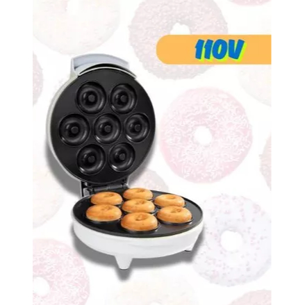 Mini Maquina De Donuts Café Da Manhã Capacidade Para 7 Mini Rosquinha Elétrica 110V Portátil-ANGEL