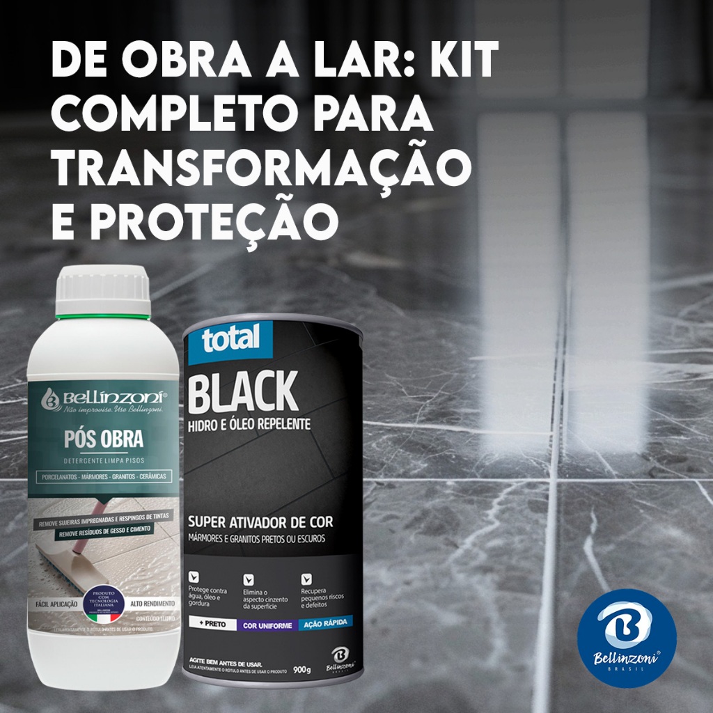 Total Black Bellinzoni Ativador De Cor Nero Marquina Óleo + Cor Mármore e Granito e Cera · foto 2