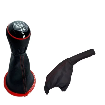 Coifa De Câmbio Com Manopla Gol Voyage Saveiro G5 G6 - Vermelho