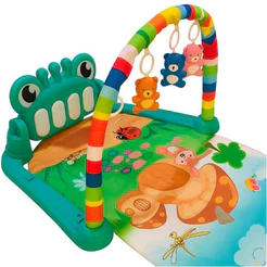 Tapete Infantil de Atividades para Bebê Interativo com Sons Musicais Piano e Carangueijo Zippy Toys