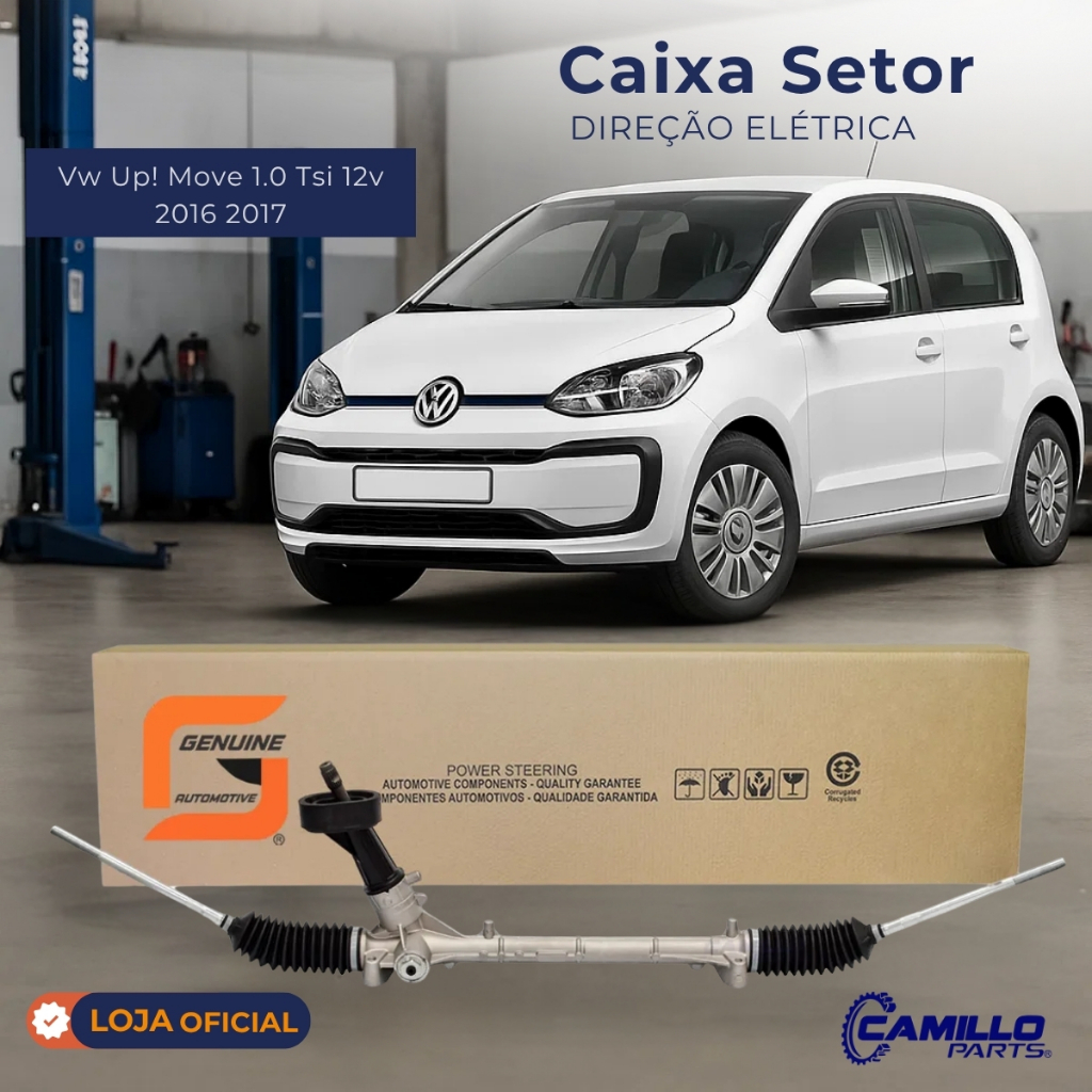Caixa Direção Elétrica Vw Up! Move 1.0 Tsi 12v 2016 2017