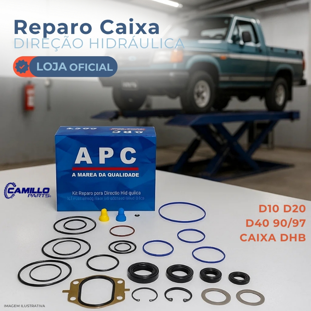 Reparo Caixa Direção Hidráulica D10 D20 D40 90/97 Caixa Dhb
