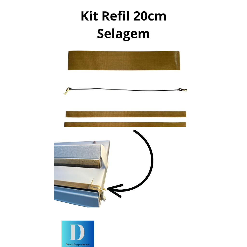 Kit Reparo para seladora de  20 cm Selagem