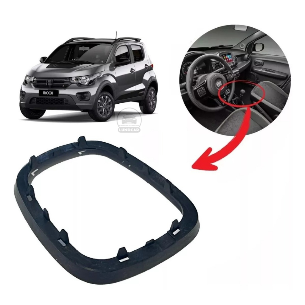 Base Moldura Coifa Alavanca Câmbio Mobi em Oferta na Shopee