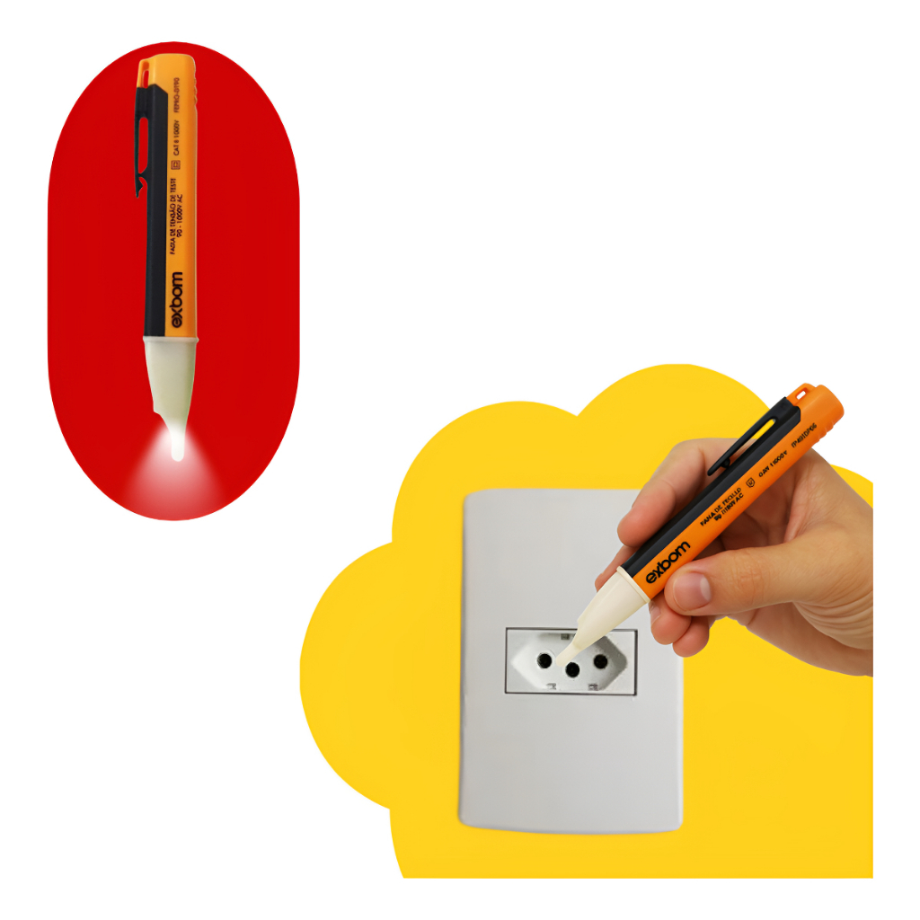 Caneta Detectora De Tensão Elétrica Teste Sonora Energia em Oferta na Shopee