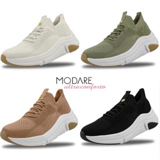Tênis Casual Feminino Ortopédico Modare Ultraconforto Slip On Moda Tendência Original em Oferta na Shopee