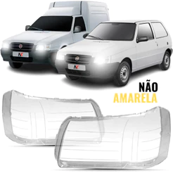 Par/Un Lente Farol Dianteiro Uno Fiorino 2005 2006 2007 2008 2009 2010 2011 2012 2013