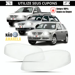 Par/Un Lente Farol Gol Parati Saveiro G4 2005 2006 2007 2008 2009 2010 2011 2012 2013 2014
