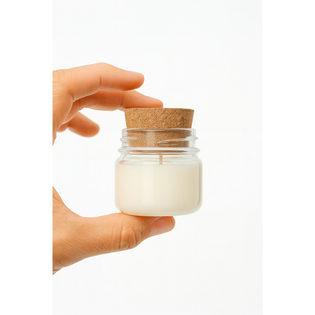 20 Potinhos Para Vela 40ml C/ Tampa Rolha Cortiça Lindo em Oferta na Shopee