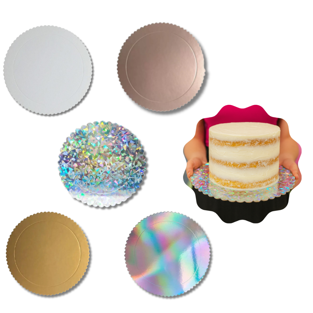 CAKE BOARD Prato Tabuleiro Suporte Bolo Redondo Festa Colorido 15CM 26CM 25CM em Oferta na Shopee