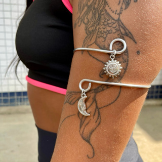 Lançamento Bracelete Sol e Lua Exclusivo Místico sob Medida Confortável Versátil Mistério Conexão Intuição em Oferta na Shopee