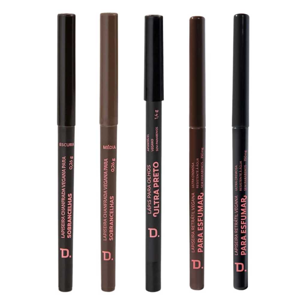 Dailus Lapiseiras Retrátil para Olhos e Sobrancelhas & Lápis Apontável Alta Fixação - Escolha o seu