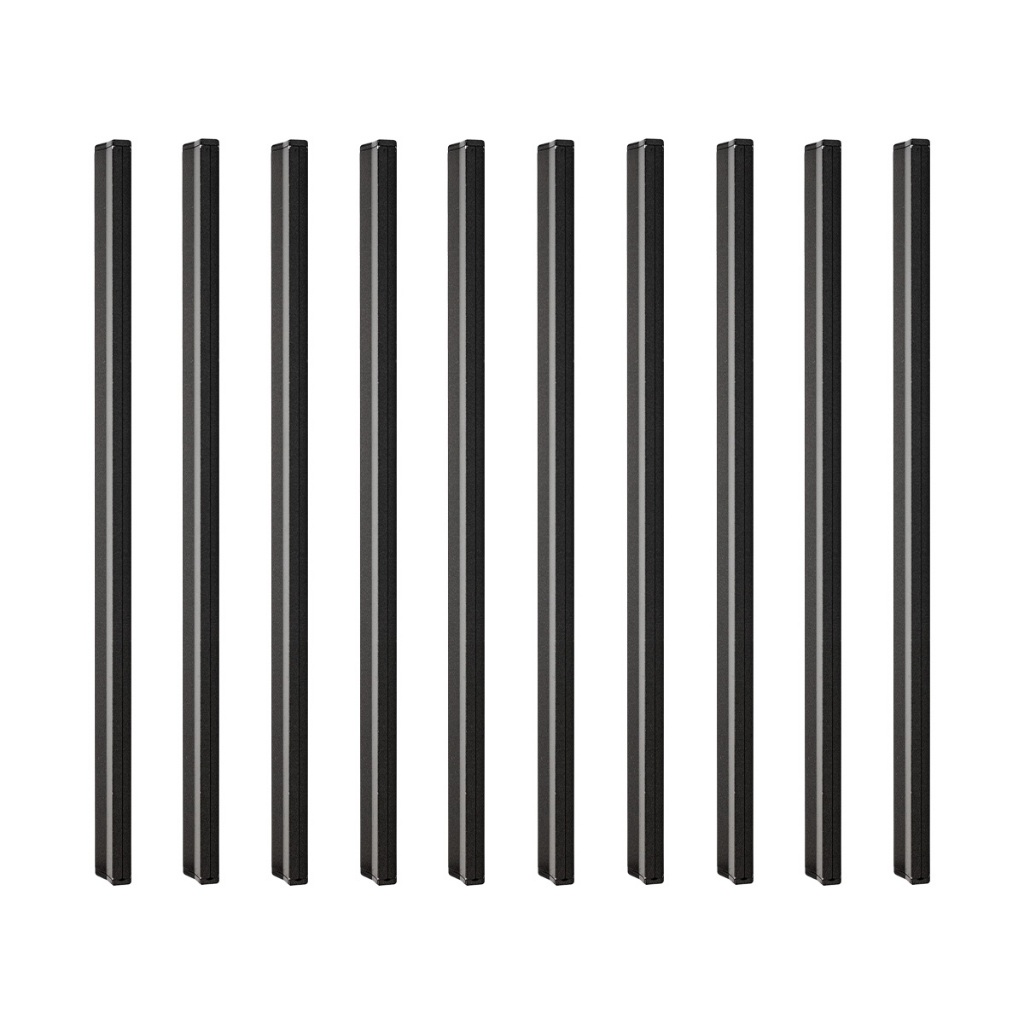 10 X Puxador De Armario Porta Guarda Roupa 256mm ASA Alumínio